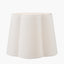 Posy 40cm White Handloom Scalloped Tapered Lampshade