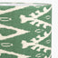 Lars 30cm Racing Green Ikat Patterned Cylinder Lampshade