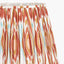 Izara 45cm Cinnamon Ikat Patterned Mushroom Pleat Tapered Lampshade