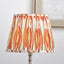 Izara 45cm Cinnamon Ikat Patterned Mushroom Pleat Tapered Lampshade