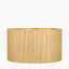 Stellan 35cm Gold Slubbed Silk Mix Gold Lined Cylinder Lampshade