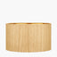 Stellan 35cm Gold Slubbed Silk Mix Gold Lined Cylinder Lampshade