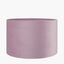 Rene 25cm Blush Velvet Cylinder Lampshade