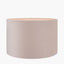 Rene 35cm Greige Velvet Cylinder Lampshade