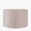 Rene 35cm Greige Velvet Cylinder Lampshade