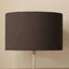 Rouen 40cm Mocha Brown Boucle Cylinder Lampshade