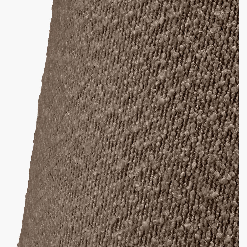 Martigues 30cm Mocha Brown Boucle Tapered Lampshade