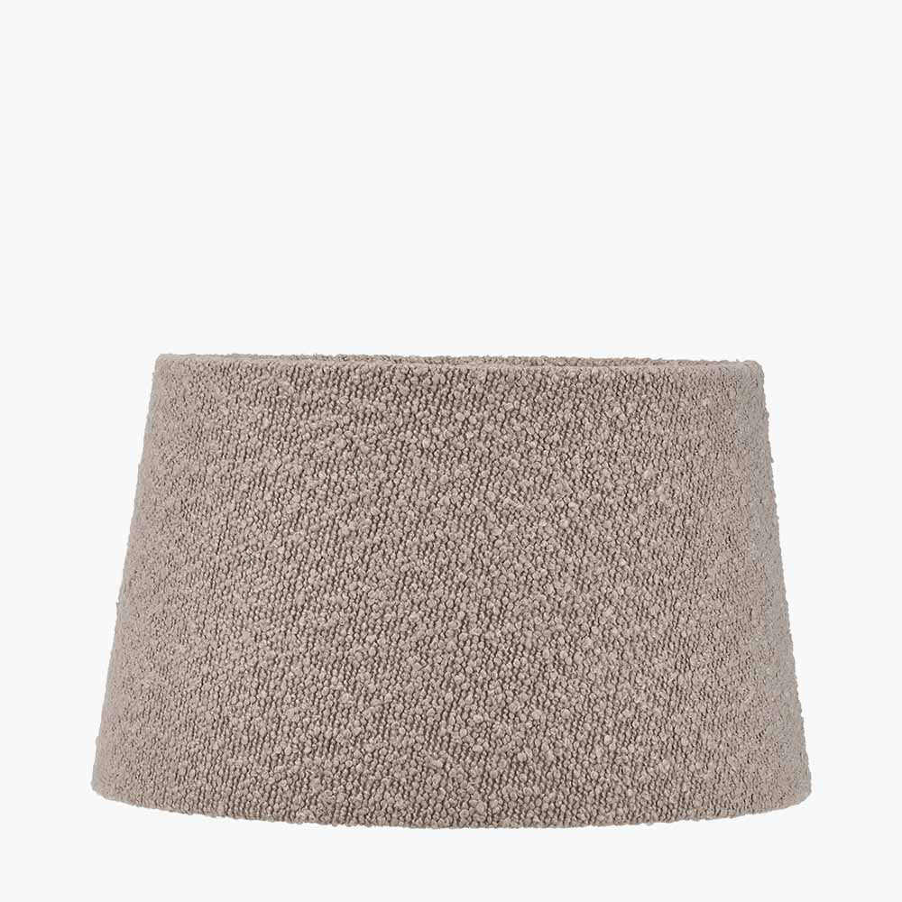 Martigues 30cm Taupe Boucle Tapered Lampshade