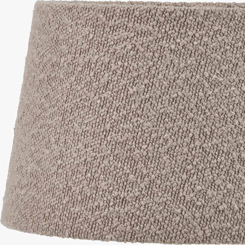 Martigues 30cm Taupe Boucle Tapered Lampshade