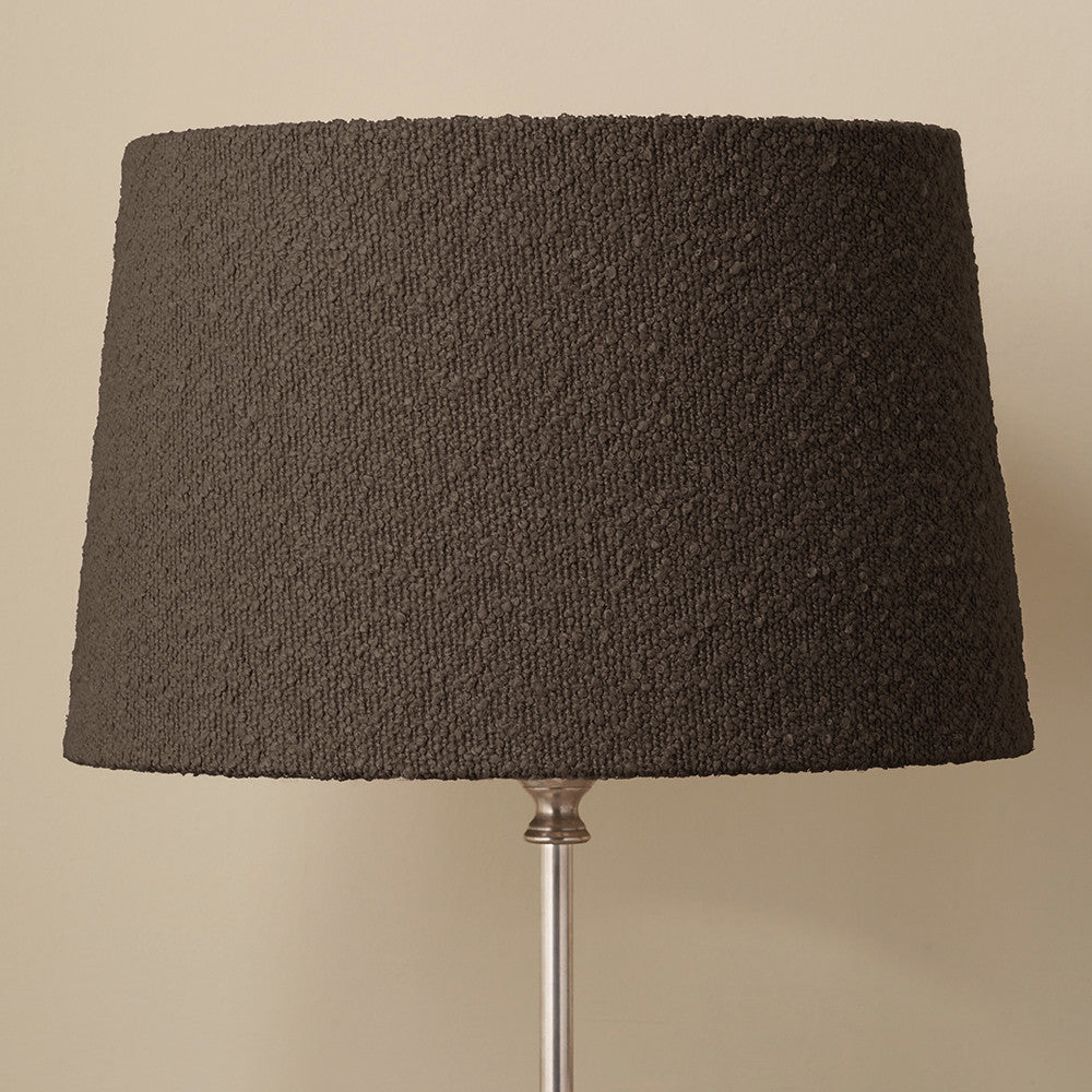 Martigues 35cm Mocha Brown Boucle Tapered Lampshade