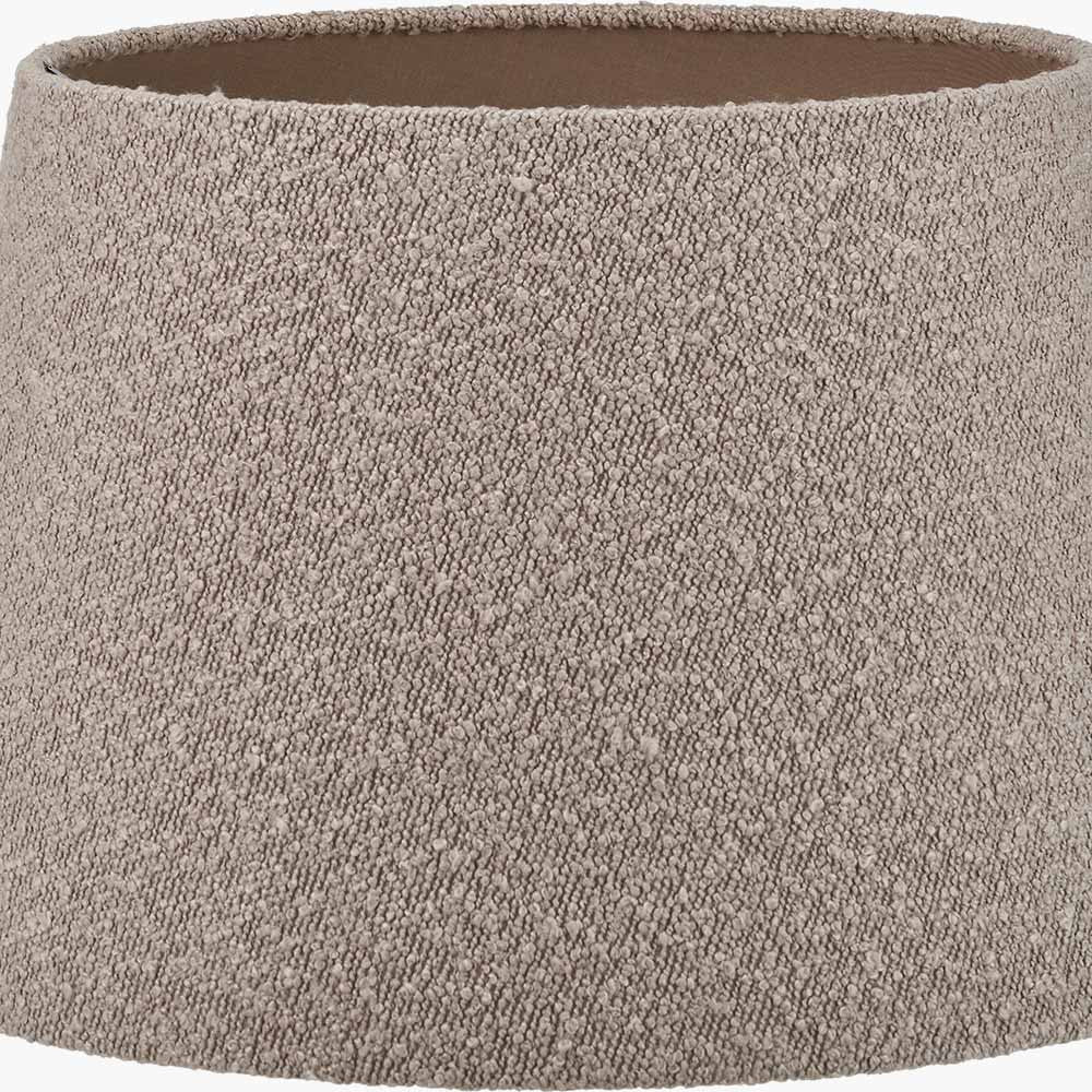 Martigues 50cm Taupe Boucle Tapered Lampshade