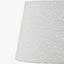 Martigues 50cm White Boucle Tapered Lampshade