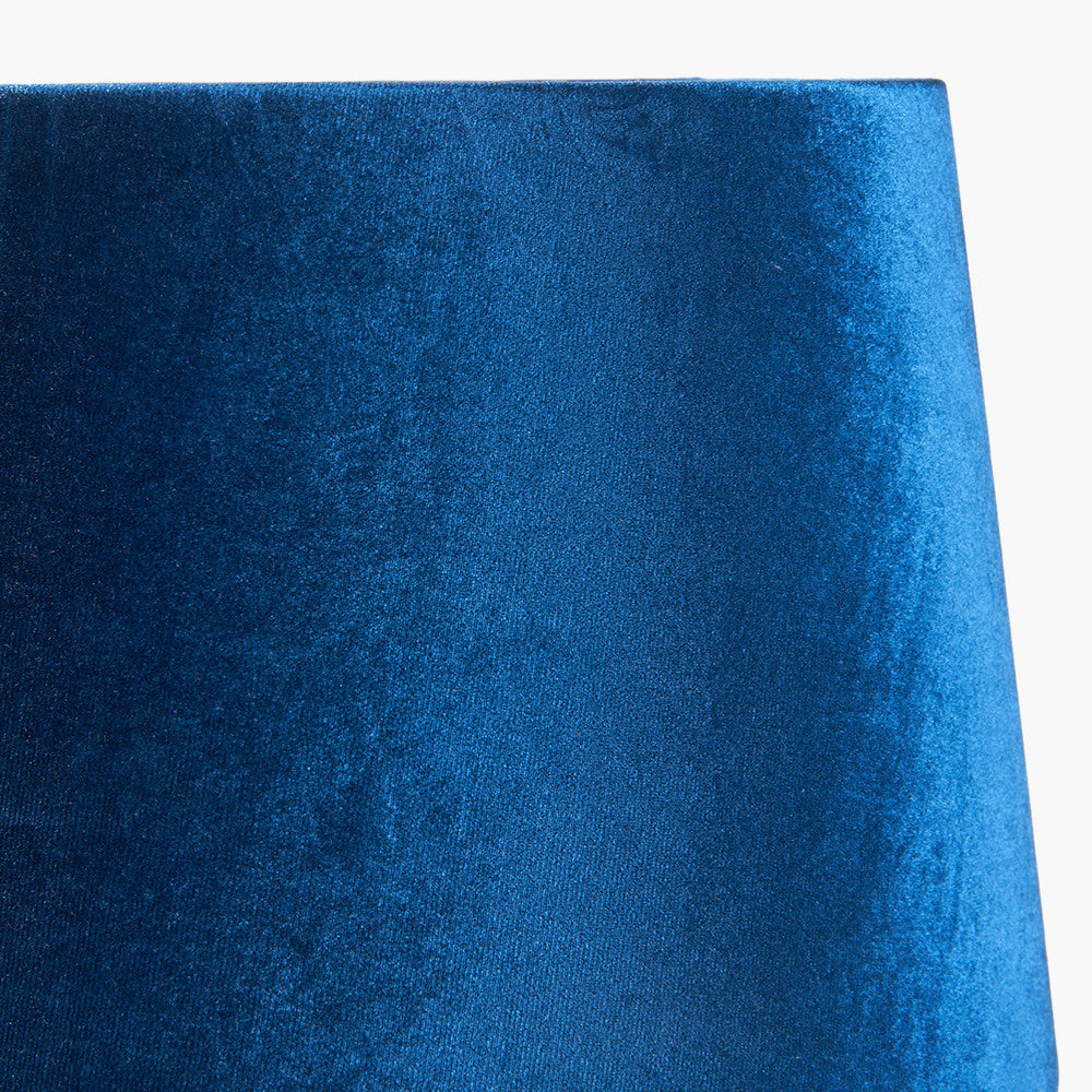 Aida 35cm Sapphire Velvet Tapered Lampshade