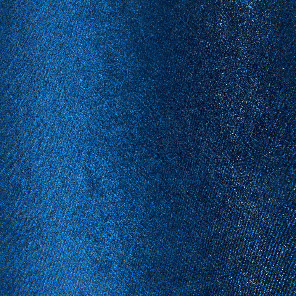 Aida 50cm Sapphire Velvet Tapered Lampshade } OUTLET