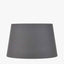 Lys 30cm Steel Grey Self Lined Linen Tapered Lampshade