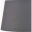 Lys 30cm Steel Grey Self Lined Linen Tapered Lampshade