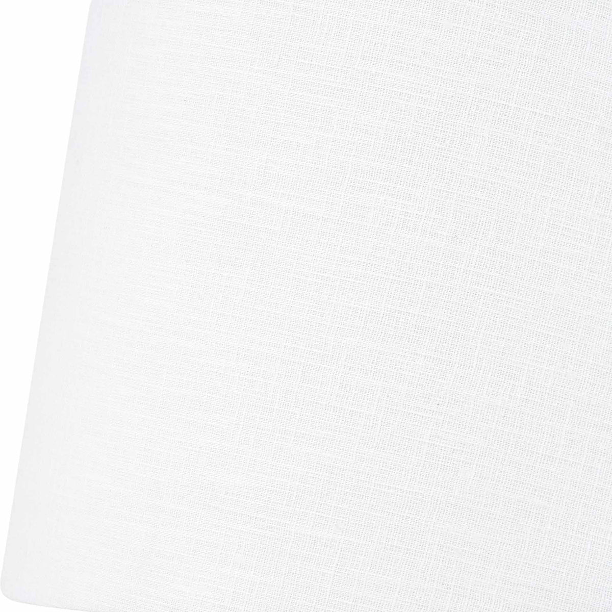 Lys 35cm White Self Lined Linen Tapered Lampshade