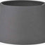 Lys 45cm Steel Grey Self Lined Linen Tapered Lampshade