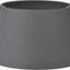Lys 50cm Steel Grey Self Lined Linen Tapered Lampshade