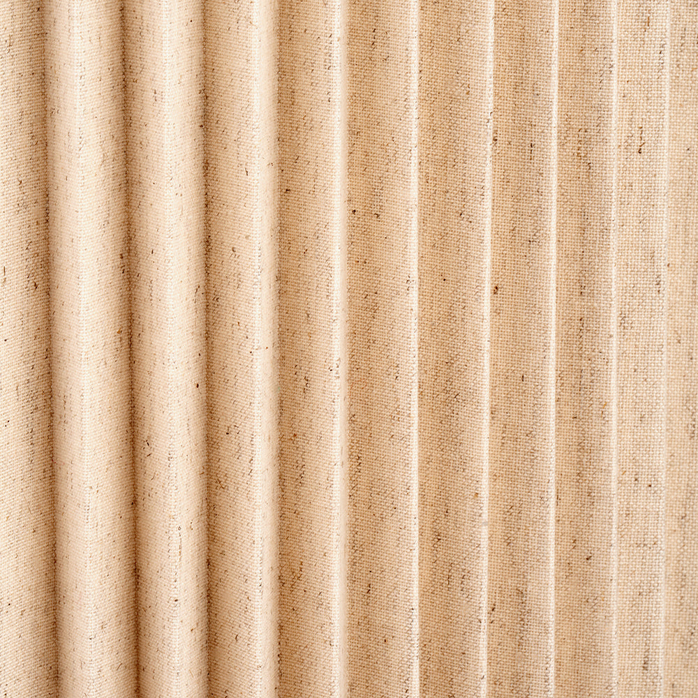 Callista 40cm Natural Linen Hard Pleat Lampshade