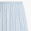 Thiago 30cm Ocean Blue Stripe Mushroom Pleat Tapered Lampshade