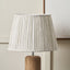 Thiago 35cm Natural Stripe Mushroom Pleat Tapered Lampshade