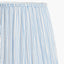 Thiago 35cm Ocean Blue Stripe Mushroom Pleat Tapered Lampshade