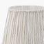 Thiago 40cm Natural Stripe Mushroom Pleat Tapered Lampshade