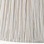 Thiago 40cm Natural Stripe Mushroom Pleat Tapered Lampshade
