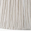 Thiago 45cm Natural Stripe Mushroom Pleat Tapered Lampshade