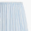 Thiago 45cm Ocean Blue Stripe Mushroom Pleat Tapered Lampshade