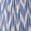 Kamilah 45cm Blue Chevron Patterned Mushroom Pleat Tapered Lamp Shade