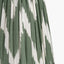 Kamilah 14cm Sage Chevron Pattered Mushroom Pleat Tall Tapered Candle Clip Lampshade