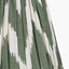 Kamilah 16cm Sage Chevron Pattered Mushroom Pleat Tapered Lampshade
