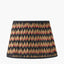 Athira 45cm Multi Chevron Design Mushroom Pleat Tapered Lamp Shade