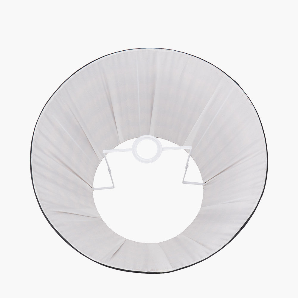 Athira 45cm Multi Chevron Design Mushroom Pleat Tapered Lamp Shade