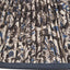 Ornella 25cm Blue Floral Design Mushroom Pleat Empire Lampshade