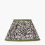 Ornella 25cm Green Floral Design Mushroom Pleat Empire Lampshade
