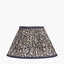 Ornella 30cm Blue Floral Design Mushroom Pleat Empire Lampshade