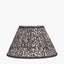 Ornella 30cm Blue Floral Design Mushroom Pleat Empire Lampshade