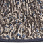 Ornella 30cm Blue Floral Design Mushroom Pleat Empire Lampshade