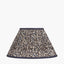 Ornella 35cm Blue Floral Design Mushroom Pleat Empire Lampshade