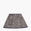 Ornella 40cm Blue Floral Design Mushroom Pleat Empire Lampshade