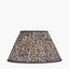 Ornella 40cm Blue Floral Design Mushroom Pleat Empire Lampshade