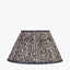 Ornella 40cm Blue Floral Design Mushroom Pleat Empire Lampshade