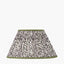 Ornella 40cm Green Floral Design Mushroom Pleat Empire Lampshade