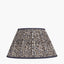 Ornella 45cm Blue Floral Design Mushroom Pleat Empire Lampshade