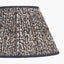 Ornella 45cm Blue Floral Design Mushroom Pleat Empire Lampshade