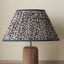 Ornella 45cm Blue Floral Design Mushroom Pleat Empire Lampshade