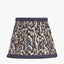 Ornella 16cm Blue Floral Design Mushroom Pleat Tall Tapered Lampshade